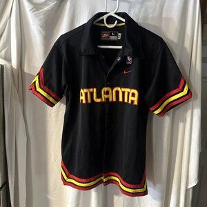 Atlanta Hawks Nike Rewind 74 Throwback Shooting Shirt Warm Up Jersey Mens Large
